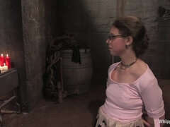 お尻, 緊縛, デカパイ, ボンデージ, 茶髪の, エクストリーム, 顔面騎乗, レザー