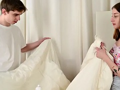 美女, デカチン, カップル, 手コキする, なめる, オナニー, 剃毛, タトゥー