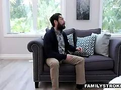 My step-father slammed my Wet Pussy - Audrey Hempburne