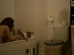 お尻, 美人, 茶髪の, カワイイ, 毛深い, 下着, 天然, ティーン