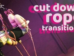 Bondage discipline sadomasochisme, Gebondenheid, Bruinharig, Gotisch, Hd, Slaaf, Tatoeage, Tieten likken