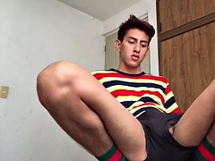 素人, ゲイ, ラティーナ, 下着, オナニー, ガリガリ, 一人