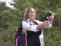 Amerikaans, Grote mammen, Blond, Pijpbeurt, Vingeren, Likken, Rijpe lesbienne, Kut duiken