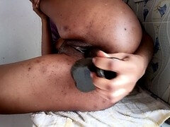 Africano, Anal, Beso negro, Penetracion con puños, Masturbación, Orgasmo