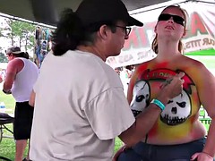 Exhib, De plein air, Public, Adolescente