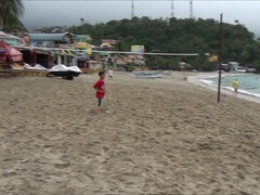 Dollar Super-Naughty Displays Milky Beach Puerto Galera Philippines