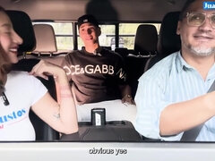 Grosser arsch, Grosse titten, Blasen, Braunhaarige, Paar, Küssen, Nippel, Realität