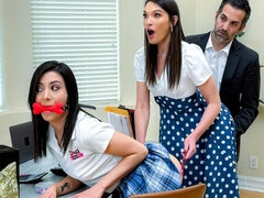 18, お尻, デカチン, フェラチオ, バック, オマンコ, ティーン, オッパイの