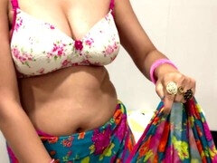 Indian stepmom Saarabhabhi6 gets wild in a filthy roleplay with dirty talk