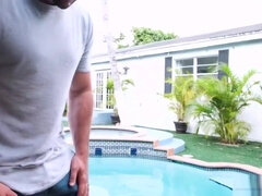 Beauté, Gros seins, Blonde, Sucer une bite, Gorge profonde, Hard, Hd, Mamelons