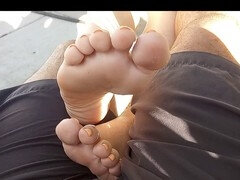 Amateur, Pareja, Pies, Maduro, Sexo soft