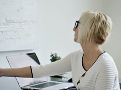 アナル, デカチン, ブロンド, フェラチオ, 中出し, 下着, 馬乗り, 秘密の