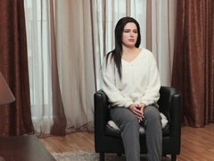 Brunette brune, Doigter, Petite amie, Masturbation, Russe, Solo, Serré, Vierge