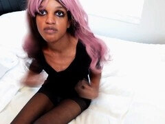 Ébano, Pies, Transexual asiatica, Pantaletas, Transexual, Medias largas