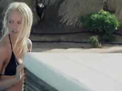 Rubia, Morena, Hd, Al aire libre, Fiesta, Trio