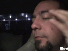 PREMIUMGFS - Riley Evans super-bitch gargles weenie in moving camper