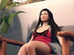 3d, 巨大, ティーン, オッパイの