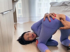 Sasha Roseo gets sodomized in various sex positions