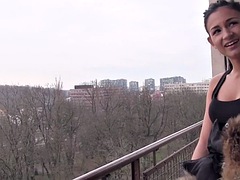 Morena, Despelote, Al aire libre, Pov, Público, Flaco, Adolescente, Tetas