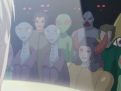 Women warrior gangbanged on stage