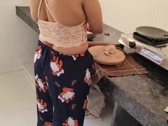 Adorable, Culo, Linda, Primera ves, Sexo duro, Hd, Indio, Cocina