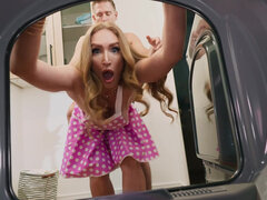 Член, Платье, Ласковые ручки, На кухне, Лизание, Киски, Тату, Жена