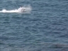 Watch Devlin Weed and Kitten's amazing big tits bounce as they take a huge black cock