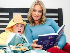 Slaapkamer, Grote kont, Grote lul, Blond, Pijpbeurt, Hondjeshouding, Moeder die ik wil neuken, Tieten likken