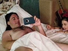 Devil Lily takes a well-endowed stud to Hell for some tasty ass licking and a facial cumshot