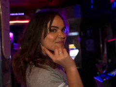 Slutty Brunette Sucks Cock And Fucks Stranger In Disco