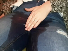 Unfall, Leie, Blondine, Britisch, Auto, Kompilation, Jeans, Nass