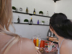 Horny Mick Blue & Hailey Rose are screwing on the couch