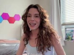 舞台裏, カップル, イく瞬間, 顔射