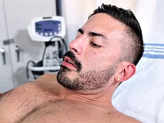 Verga grande, Médico, Gay, Besar, Latina, Músculo, Chupando