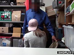 Hayden Hennessy gets caught and fucked hard in a shoplifting sting