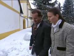 In den arsch, Grosser schwanz, Grosse titten, Gruppe, Behaart, Hd, Italienisch, Flotter dreier