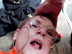 Sperma in gezicht, Hardcore, Shemale, Slet