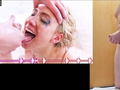 Grosse titten, Spermaladung, Fingern, Handjob, Selbstgemacht