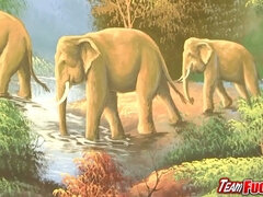 Rubia, Corridas faciales, Cuadrupleta, Peludo, Interracial, Maduro, Gritar, Ducha