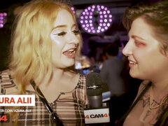 Gros seins, Britannique, Club, Groupe, Hd, Fête, Se déshabiller, Webcam