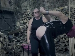 Kont, Bondage discipline sadomasochisme, Zwart, Gebondenheid, Dominante vrouw, Hd, Vernedering, Toilet