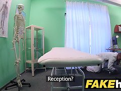 Hot Milf chiropractor fucks doctor after a massage in fakehospital POV