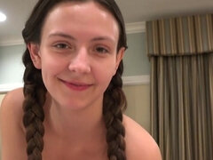 Amateur, Brunette brune, Éjaculation interne, Hard, Hd, Lingerie, Pov, Adolescente