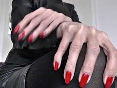 Red Claws - Fully clad in black leather