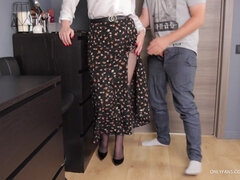 Любители, Большая жопа, Сперма во рту, Секс без цензуры, Колготки, Жена