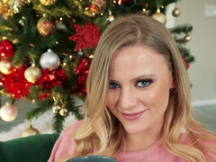 Paris White removes her socks and plays with her toes