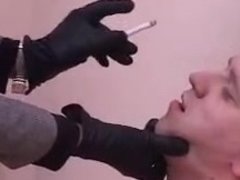 Enthousiasteling, Bondage discipline sadomasochisme, Bruinharig, Naakte man aangeklede vrouw, Dominatie, Dominante vrouw, Vernedering, Russisch