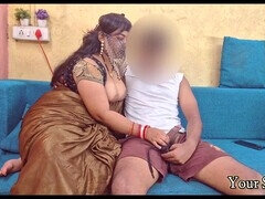 18 ans, Tante, Sucer une bite, Éjaculation interne, Tir de sperme, Indienne, Maman, Belle mère