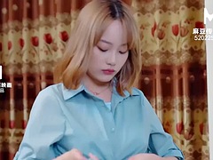 Enthousiasteling, Aziatisch, Lieveling, Pijpbeurt, Chinees, Sperma shot, Masturbatie, Realiteit