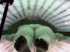 Amateur, Tchèque, Hd, Énorme, Seins naturels, Solarium, Nénés, Webcam